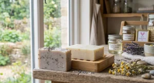Cruelty-free certified ethical soap bars produced without animal testing