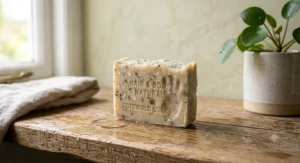 All-in-one zero waste soap bar for hair and body offering a simplified sustainable washing routine.