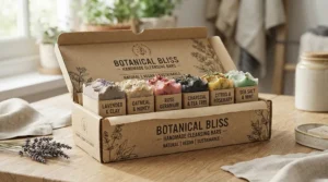 An unscented soap bars multipack in plastic-free cardboard packaging ready for zero waste living